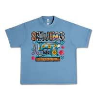 Pebble Blue sewing life Urban Heavy Tee - Zillion Design Studio