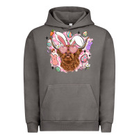 Pigment Tornado highland heifer easter Urban Hoodie - LillyAllenDesigns