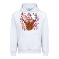 White highland heifer easter Urban Hoodie - LillyAllenDesigns