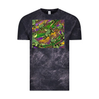 Cloud Black mardi gras louisiana crocodile leopard Vintage Tee - RanaPortraitStore