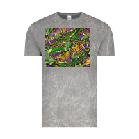 Cloud Rock mardi gras louisiana crocodile leopard Vintage Tee - RanaPortraitStore