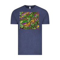 Mardi Gras Louisiana Crocodile Leopard Vintage Tee | Teevron