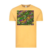 Vintage Mustard mardi gras louisiana crocodile leopard Vintage Tee - RanaPortraitStore