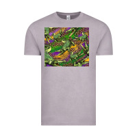 Vintage Zinc mardi gras louisiana crocodile leopard Vintage Tee - RanaPortraitStore