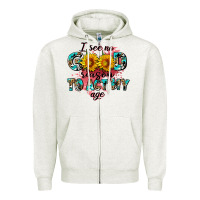 Oatmeal Heather i see no season to act my age Zipper Hoodie - AdoDesignShop