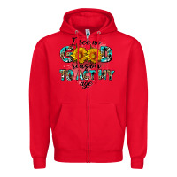 Red i see no season to act my age Zipper Hoodie - AdoDesignShop
