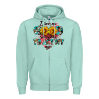 Seafoam i see no season to act my age Zipper Hoodie - AdoDesignShop