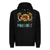 Black with god all things are possible malias Premium Hoodie - MaliasSmallBusiness
