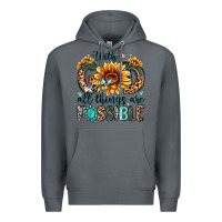 Rock with god all things are possible malias Premium Hoodie - MaliasSmallBusiness