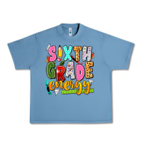 Pebble Blue sixth grade energy Urban Heavy Tee - texasbilliewilder