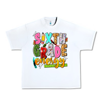 White sixth grade energy Urban Heavy Tee - texasbilliewilder
