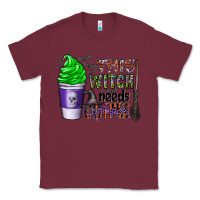 Burgundy this witch needs coffee Classic Tee - CowhideDigitalArt
