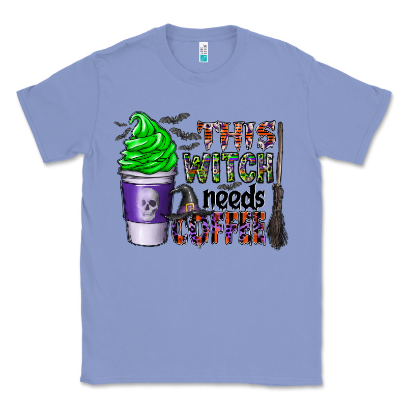This Witch Needs Coffee Classic Tee by CowhideDigitalArt | Teevron