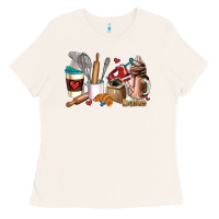 Bone bakery coffee cups Ladies Tee - AdoDesignShop