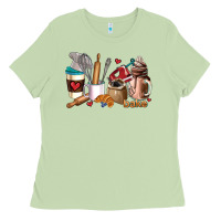 Matcha bakery coffee cups Ladies Tee - AdoDesignShop