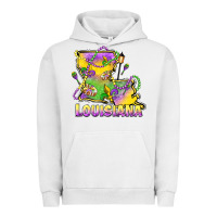 Pigment Lunar Rock louisiana mardi gras state map Urban Hoodie - LillyAllenDesigns
