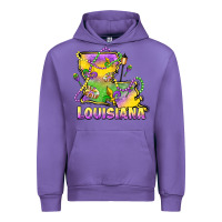 Tulip louisiana mardi gras state map Urban Hoodie - LillyAllenDesigns