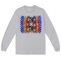 Moon Dust American police brushstrokes Long Sleeve Tee - Neo Western