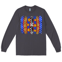 Smoke American police brushstrokes Long Sleeve Tee - Neo Western