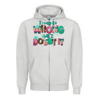 Dove Grey i may be wrong but doubt it Zipper Hoodie - AdoDesignShop