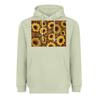 Matcha sunflower leopard background 3200x2400 Heavyweight Hoodie - AdoDesignShop