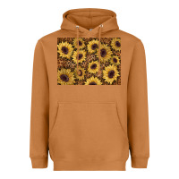 Meerkat sunflower leopard background 3200x2400 Heavyweight Hoodie - AdoDesignShop
