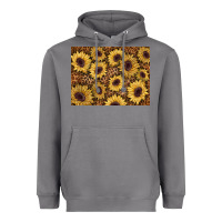Storm sunflower leopard background 3200x2400 Heavyweight Hoodie - AdoDesignShop