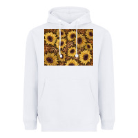 White sunflower leopard background 3200x2400 Heavyweight Hoodie - AdoDesignShop