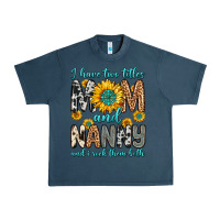 Midnight Navy i have two titles mom and nanny and i rock them bo Urban Heavy Tee - Zillion Design Studio