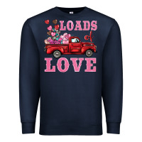 Navy loads of love truck Premium Sweatshirt - BarkalooDesign