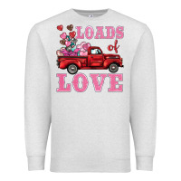 Oatmeal Heather loads of love truck Premium Sweatshirt - BarkalooDesign