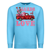Ocean Blue loads of love truck Premium Sweatshirt - BarkalooDesign