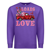 Purple loads of love truck Premium Sweatshirt - BarkalooDesign