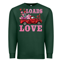 Sports Green loads of love truck Premium Sweatshirt - BarkalooDesign