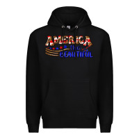 Black America the beautiful Premium Hoodie - NancyCooperArtShop