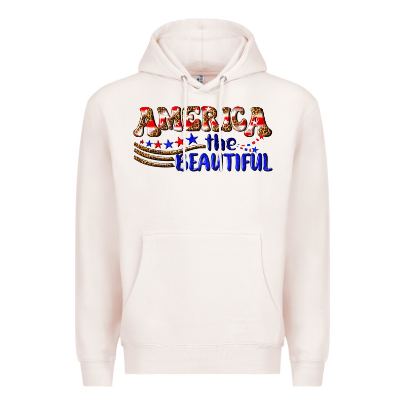 America The Beautiful Premium Hoodie by NancyCooperArtShop | Teevron