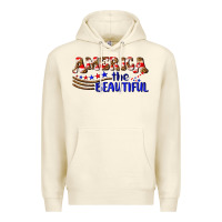 Sandshell America the beautiful Premium Hoodie - NancyCooperArtShop