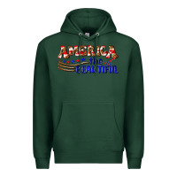 Sports Green America the beautiful Premium Hoodie - NancyCooperArtShop