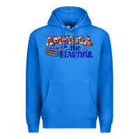 True Royal America the beautiful Premium Hoodie - NancyCooperArtShop