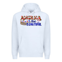 White America the beautiful Premium Hoodie - NancyCooperArtShop