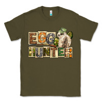 Army Green Egg Hunter Easter Day Classic Tee - Neo Western
