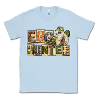 Dusty Blue Egg Hunter Easter Day Classic Tee - Neo Western