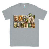 Heather Grey Egg Hunter Easter Day Classic Tee - Neo Western