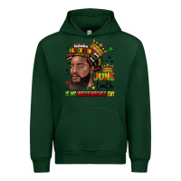 Forest Green juneteenth is my independence day Urban Hoodie - LillyAllenDesigns