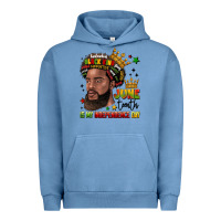 Pigment Pebble Blue juneteenth is my independence day Urban Hoodie - LillyAllenDesigns