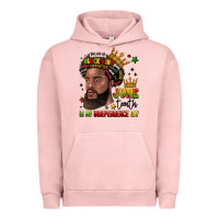 Pigment Salmon juneteenth is my independence day Urban Hoodie - LillyAllenDesigns