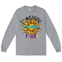 Heather Grey sunshine on my mind Long Sleeve Tee - SublimationCraftShop