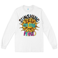 White sunshine on my mind Long Sleeve Tee - SublimationCraftShop
