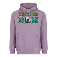Lavender soccer mom with leopard ball and serape leopard Heavyweight Hoodie - Artiststas
