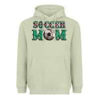 Matcha soccer mom with leopard ball and serape leopard Heavyweight Hoodie - Artiststas